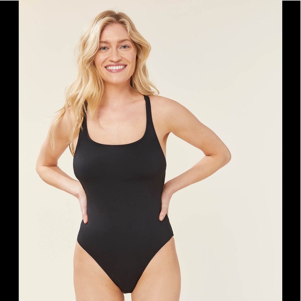 Andie Swim - The Marina - Black Eco Poly - NWT